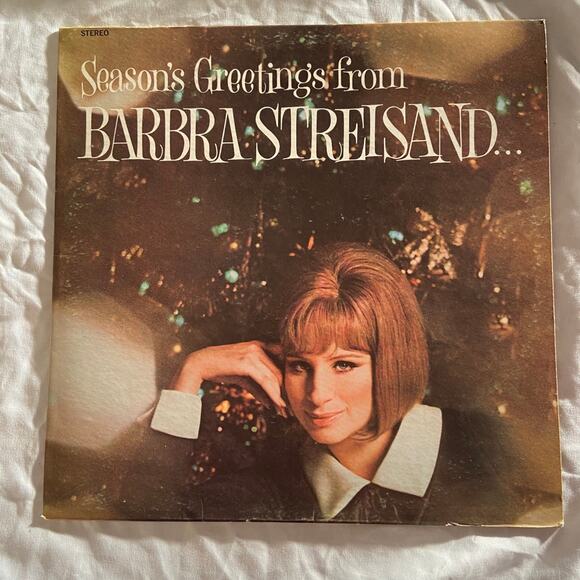 Seasons greetings barbara streisand Vinyl record - Picture 1 of 2